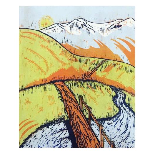 Grays and TorreysMEDIUMReductive woodcutBIOCody Gothier graduated from the University of Northern Colorado with 2 bachelor degrees in Printmaking and Graphic Design. His love is printmaking, however he also works with photography as well. Cody lives and works in Colorado. He has travelled to several different countries and plans to travel the rest of his life. As you look at the website you will notice all of the photography he has taken while traveling in Asia. Cody fell in love with Asia while he was traveling and living there for most of 2017. Most of his artwork is inspired by either his travels or nature.HOMETOWNMilliken, COI Venture Out Because… WEBSITE & SOCIAL	Website: codygothier.com	Instagram: @Gothier_prints► View all 2021 Art Trail artists