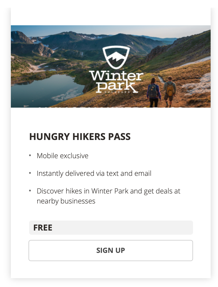 Hungry Hikers pass