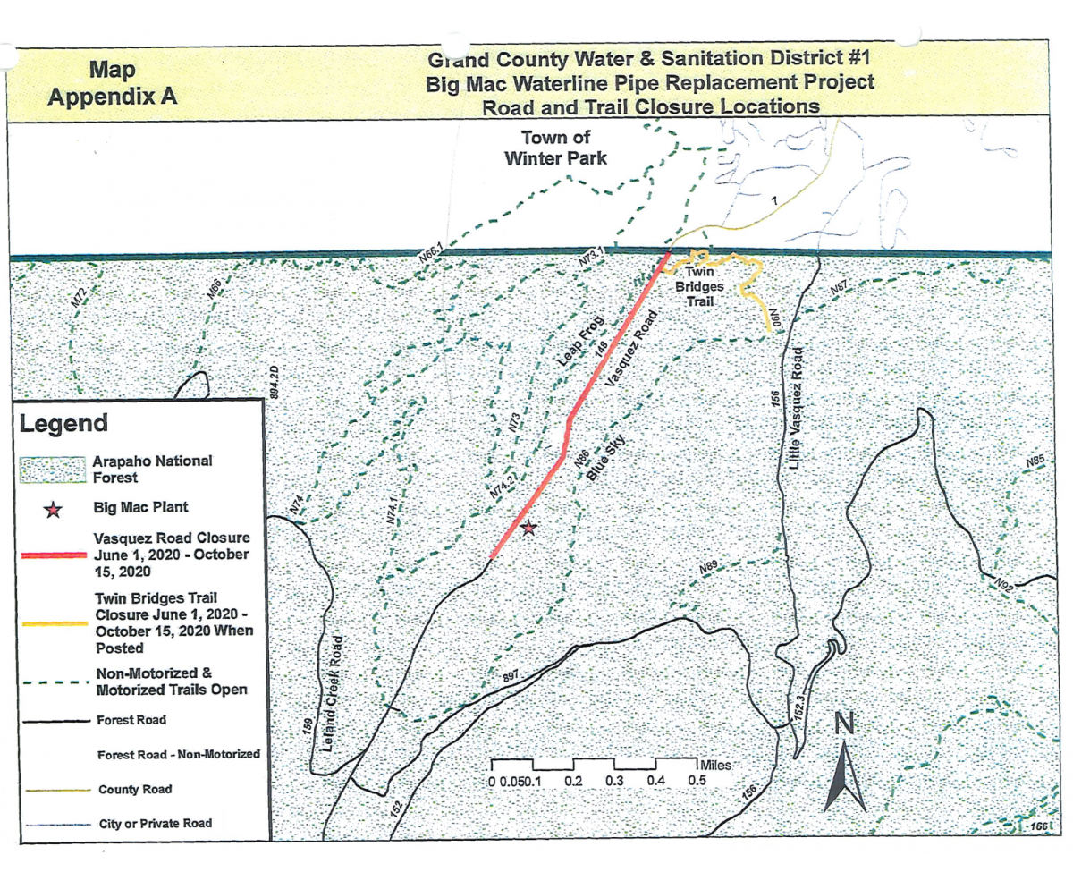2020 Road & Trail Closure