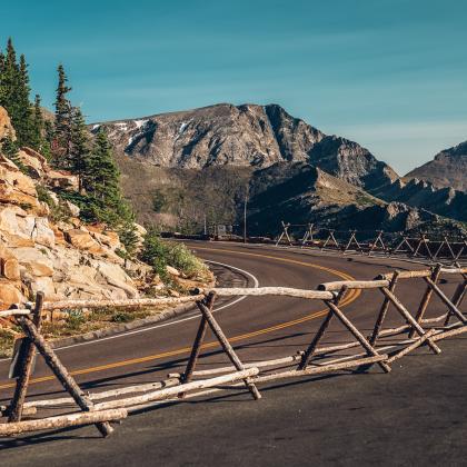 road with view of mountains