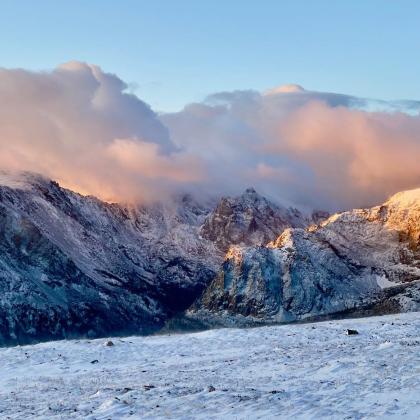 snowy rocky mountain national park