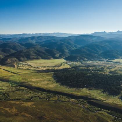 Scenic Aerial Shot of Winter Park, Colorado