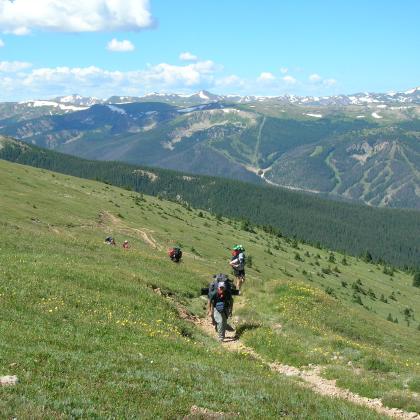 Back County Hiking Trail in Winter Park, Colorado