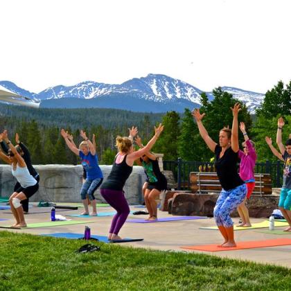 Fitness in the Park in Winter Park, Colorado