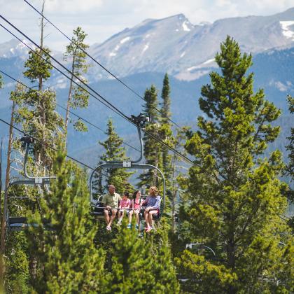 Scenic Chair Lift at Winter Park Resort