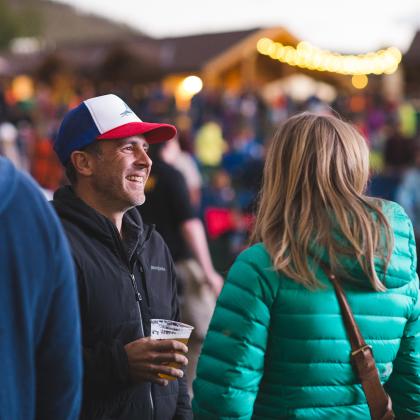 Winter Park Locals enjoying a live music at Hideaw