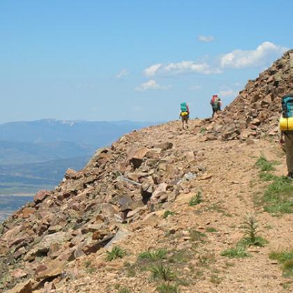 Backpacking near Winter Park, CO