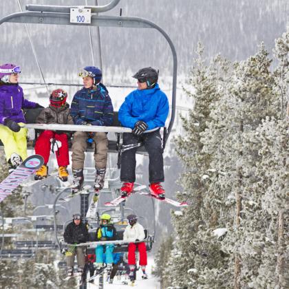 Powder Day at Winter Park Ski Resort in Colorado