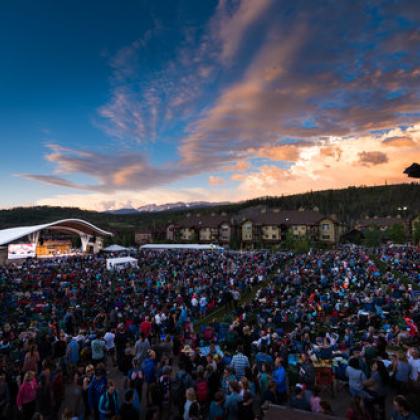 Sunset Over Rendezvous Event Center