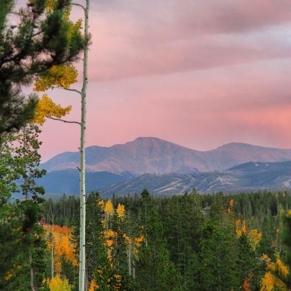 Fall Sunset on Parry