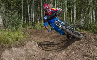 Downhill trails at Bike Granby Ranch