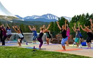 Fitness in the Park in Winter Park, Colorado