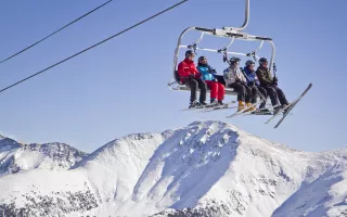 Scenic Chair lift ride at Winter Park Resort in Co