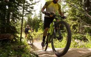 Cross Country Mountain Biking in Winter Park, Colo