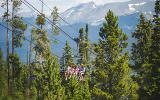 Scenic Chair Lift at Winter Park Resort