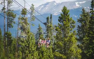 Scenic Chair Lift at Winter Park Resort
