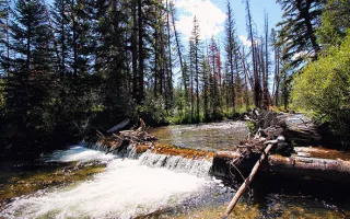 Winter Park Colorado Waterfall