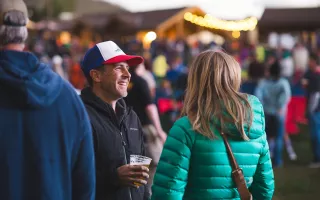 Winter Park Locals enjoying a live music at Hideaw