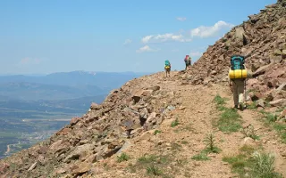 Backpacking near Winter Park, CO