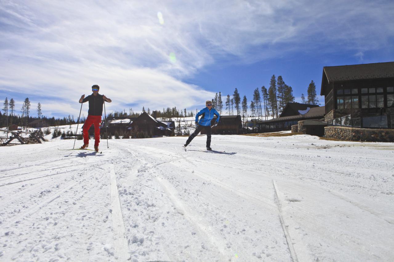 Cross-Country Skiing at Devil's Thumb Ranch near Winter Park, Colorado