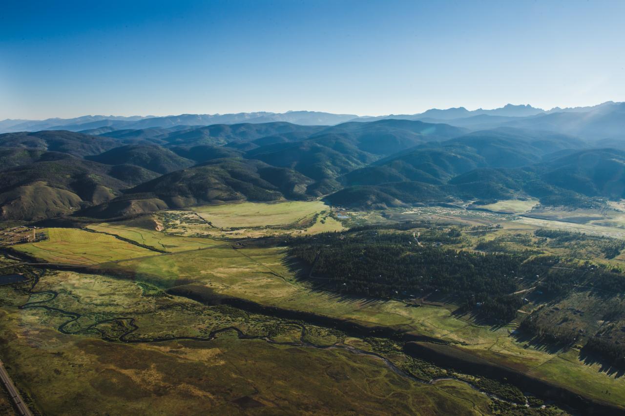 Aerial Shot of Winter Park Scenic Aerial Shot of Winter Park, Colorado
