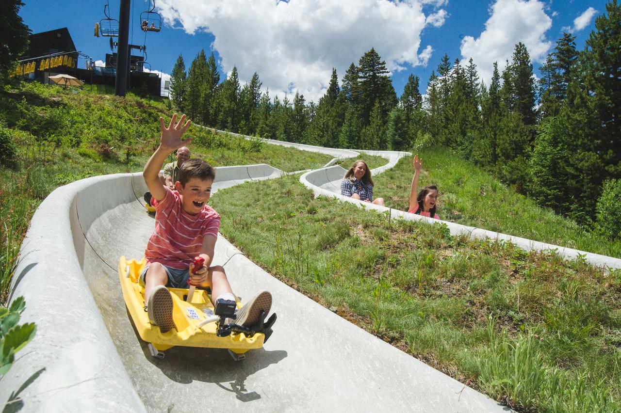Alpine Slide at Winter Park Resort Colorado's longest Alpine Slide at Winter Park Resort