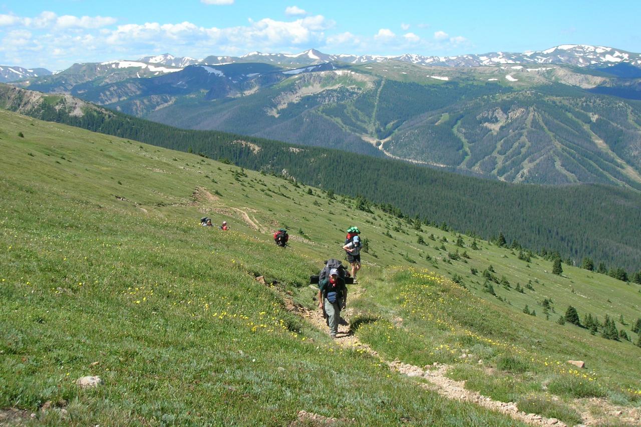 Back County Hiking Trail in Winter Park, Colorado 