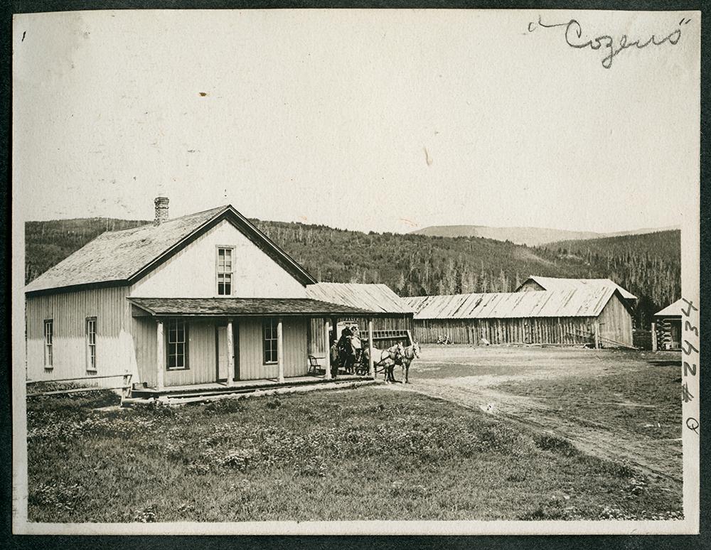 Cozens Ranch, courtesy of Grand County Historical Association Historical image of Cozen's Museum courtesy of Grand County Historical Association