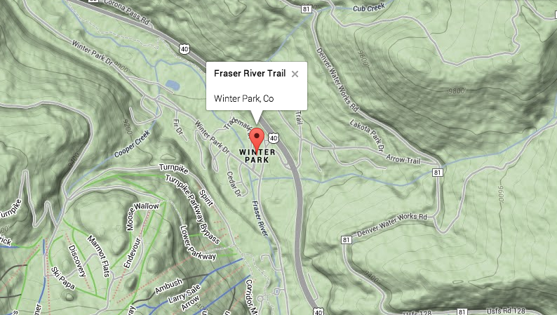 Fraser River Trail Fraser River Trail near Winter Park, Colorado