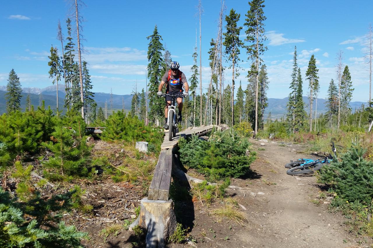 Idlewild Trail System Mountain Bike the Idlewild Trail System in Winter Park, Colorado