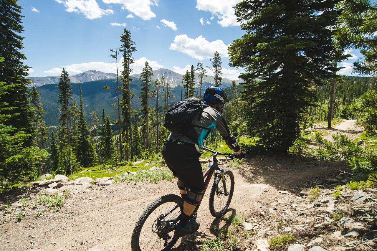 Mountain Biking on trails above Winter Park Mountain Biking on trails above Winter Park