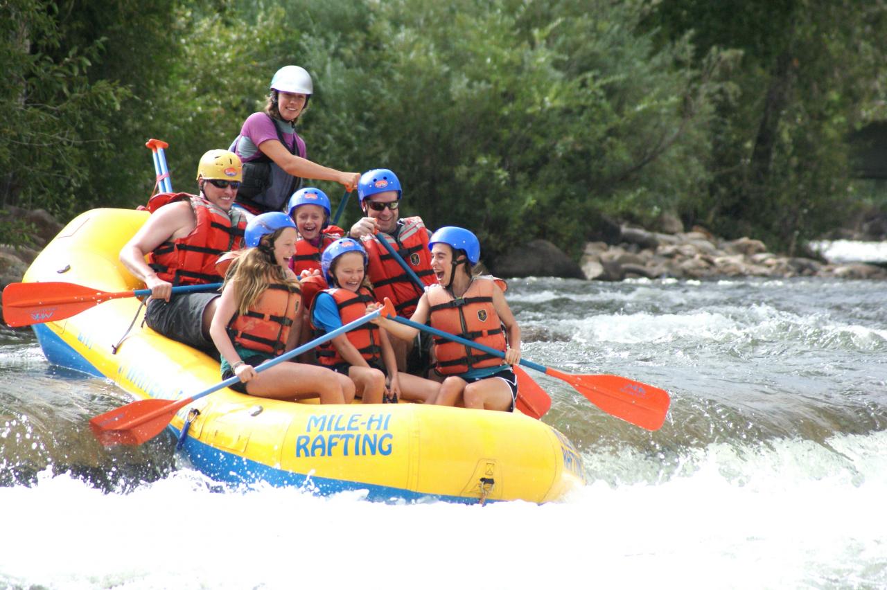 White-Water Rafting near Winter Park White Water Rafting on the Colorado River near Winter Park, Colorado