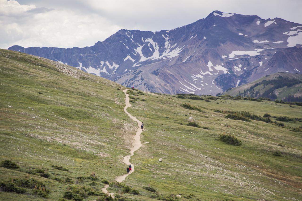 Hiking in Rocky Mountain National Park near Winter Park, Colorado