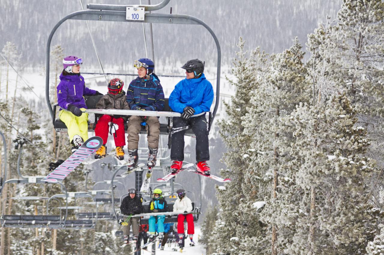 Powder Day Powder Day at Winter Park Ski Resort in Colorado