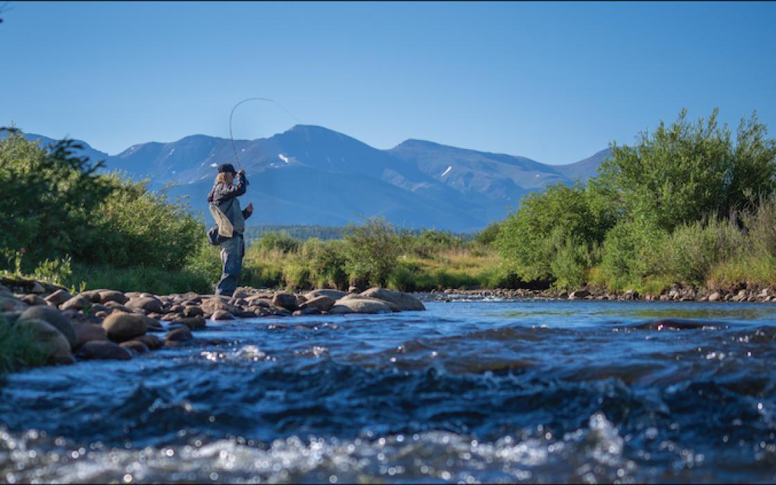 Fishing in Winter Park, Colorado