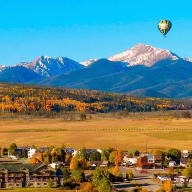 fall in winter park_hot air balloon