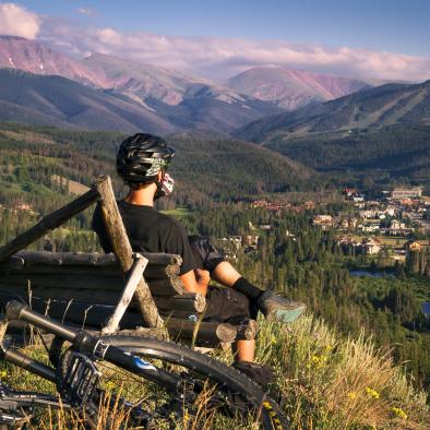 Summer Mountain biking in Winter Park, Colorado