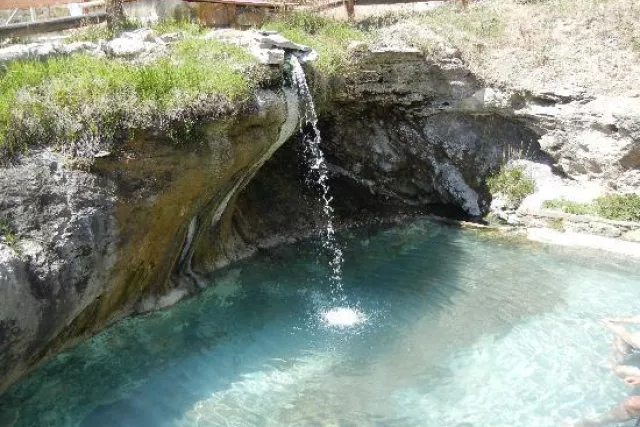 Relax in our soothing mineral hot springs Photo