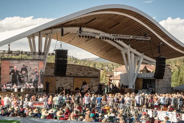 Blues from the top Hideaway Park. Voted "Best Colorado Blues Festival" two years in a row. Photo