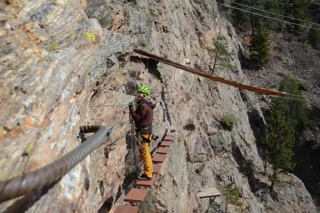 Bridge on Via Ferrata Course Photo 12