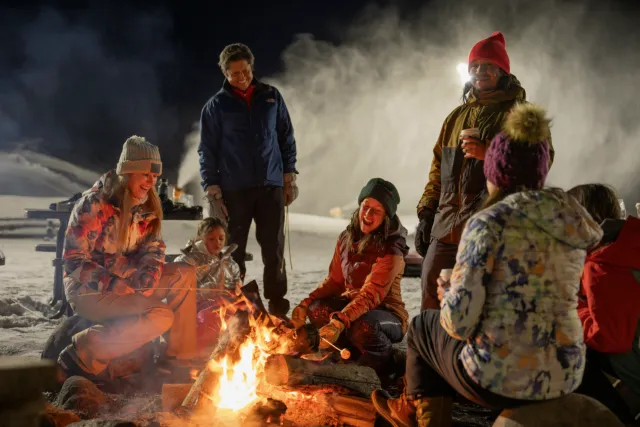 Roast S'mores by the fire at Colorado Adventure Park Photo 5