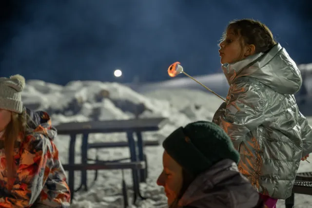 Roasting S'mores at Colorado Adventure Park Photo 6