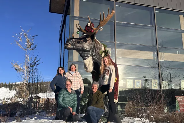 Chamber staff outside Winter Park & Fraser Chamber Photo