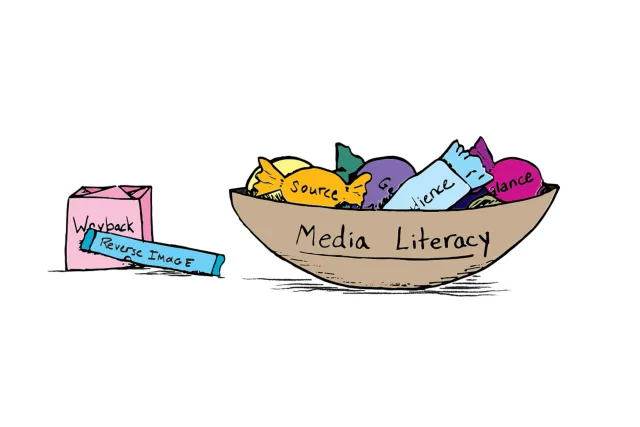 Trust & Think : Media Literacy Photo
