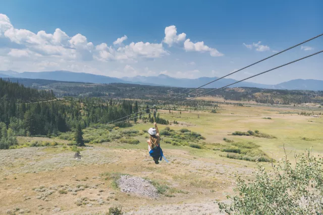 Zip Lining in Colorado Mountains Photo 7