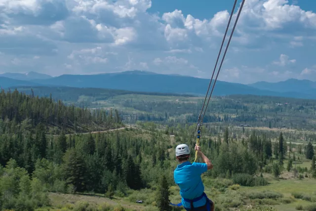 Colorado Mountain Zip Lining Photo