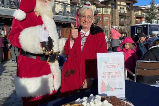 Santa & Mrs. Claus Visit Granby Ranch Photo