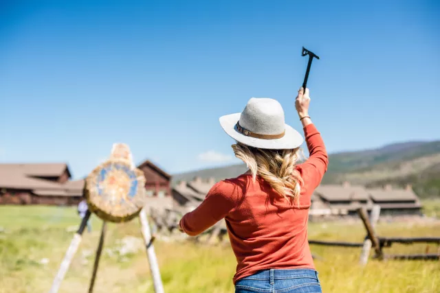 Devil's Thumb Ranch Resort & Spa Hatchet Throwing Photo 10