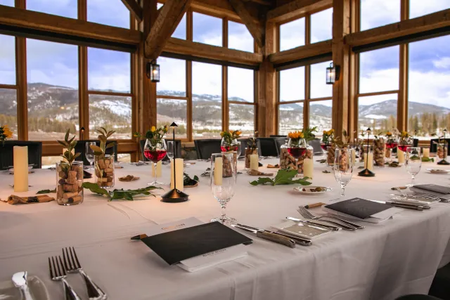 Wine Dinner at Devil's Thumb Ranch Photo