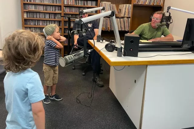 KFFR puts youth on the air during youth week every May. Photo 5